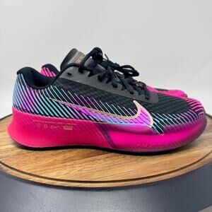 Nike Court Air Zoom Vapor 11 Tennis Shoes Sneakers Fireberry Womens Size 6.5